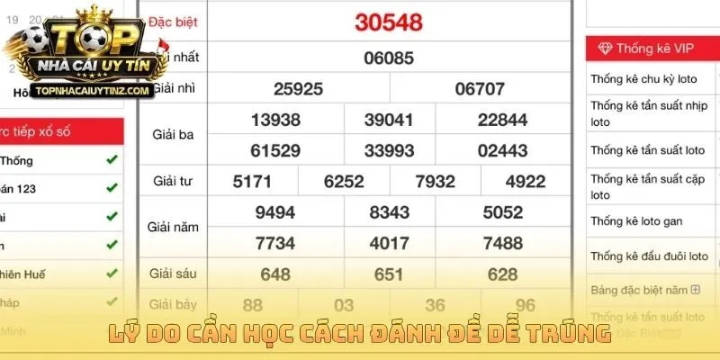 Lý do cần học cách đánh đề dễ trúng